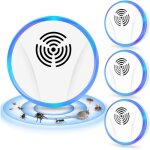 Ultrason souris et rats, 4 pi�ces repulsif souris et rats ultrason puissant, �lectroniquement ultrasons ...