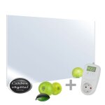 Umbrella� h450 chauffage infrarouge miroir 450 w avec thermostat th10 ? panneau chauffant compact avec ...