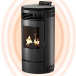 Umbrella� pr8 po�le � granul�s 9 kw jusqu?� 220 m� ? chemin�e �lectrique avec mode eco, wi - fi ready, ...