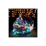 Guirlande lumineuse led en fil de cuivre 100 led avec port usb 10 m avec tlcommande 8 programmes pour ...