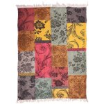 Unamourdetapis - tapis kilim fait main en coton 170x240 jaune rectangle motif ethnique Unamourdetapis - tapis kilim fait main en coton 170x240 jaune rectangle motif ethnique