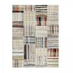 Tapis berbre motifs tribaux 60x110 beige maro
