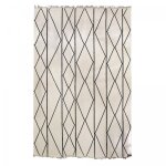 Unamourdetapis - tapis salon et chambre en laine 120x180 beige et noir fait main Unamourdetapis - tapis salon et chambre en laine 120x180 beige et noir fait main