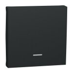 Schneider electric - unica - enjoliveur interrupteur ou bouton - poussoir lumineux - 2 mod - anthracite ...