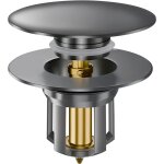 Union - bonde pop - up universelle 33 - 40mm - 2 joints , drainage rapide , cuisine / baignoire