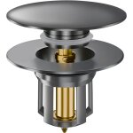 Union - bonde pop - up universelle 33 - 40mm - 2 joints , drainage rapide , cuisine / baignoire