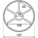 Union ? joint �toile d'�tanch�it� pour vanne 6 voies piscine ? mod�le spx0715d ? diam�tre 16 cm ? compatible ...
