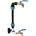 Union - kit de robinet ibc col de cygne de cuve , robinet cuve 1000l , raccord cuve 1000 litres , r�cup�ration ...