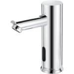 Union - robinet de salle de bain - automatique , mains libres , laiton massif , 1 trou - pour salle de ...