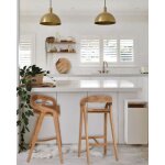 Carisma - tabouret de bar en teck massif