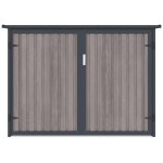 Abri à vélo métal en acier galvanisé effet bois 4 m² pour 4 vélos - niki Abri à vélo métal en acier galvanisé effet bois 4 m² pour 4 vélos - niki