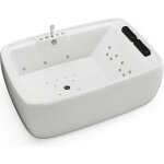 Vente - unique - baignoire baln�o blanche - 2 places - 390 l - 180 x 120 x 60 cm - voluta