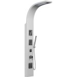 Vente - unique - colonne de douche hydromassante - argent� - 20 x 150 cm - tyra