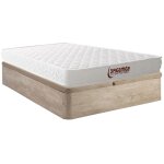 Vente - unique - ensemble 140 x 190 cm sommier coffre naturel clair + matelas mémoire de forme ép. 15cm ... Vente - unique - ensemble 140 x 190 cm sommier coffre naturel clair + matelas mémoire de forme ép. 15cm ...