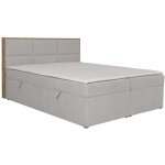Vente - unique - ensemble complet literie déco tête de lit encadré bois + sommiers coffre + matelas + ... Vente - unique - ensemble complet literie déco tête de lit encadré bois + sommiers coffre + matelas + ...