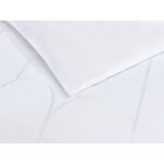 Vente - unique - parure de lit brodée en satin 100% coton 120 fils / cm² - housse de couette 240 x 260 ... Vente - unique - parure de lit brodée en satin 100% coton 120 fils / cm² - housse de couette 240 x 260 ...