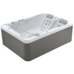 Vente - unique - spa 3 places blanc perlé - 65 jets - l210 x p158 x h73 cm - système balboa - fidji vi ... Vente - unique - spa 3 places blanc perlé - 65 jets - l210 x p158 x h73 cm - système balboa - fidji vi ...