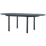 Vente - unique - table à manger de jardin extensible en aluminium l. 170 / 220 cm - anthracite - lottys ... Vente - unique - table à manger de jardin extensible en aluminium l. 170 / 220 cm - anthracite - lottys ...