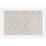 Vente - unique - tapis en relief 100% laine tufté main effet galet - 160 x 230 cm - ivoire - orabel Vente - unique - tapis en relief 100% laine tufté main effet galet - 160 x 230 cm - ivoire - orabel