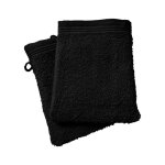 Lot de 2 gants de toilette 'spa' 15 x 21 cm / 400 gr / m - couleur: 'spa' truffe