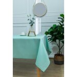 Univers decor - nappe enduite avec traitement antitache menthe rectangulaire 145 x 240 cm Univers decor - nappe enduite avec traitement antitache menthe rectangulaire 145 x 240 cm