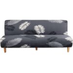 Universel housse canap extensible sans accoudoir, 3 places couverture de canap pour banquette clic ...