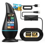 Upgrade antenne tv, antenne tv intrieure puissante tnt hd, antenne intrieure hdtv pour tv longue porte ...