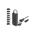 Urban factory - chargeur et cble d alimentation pc chargeur universel pc 45w noir
