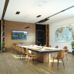 Urban meuble - lot de 16 chaises marron vintage scandinave restaurants salles de confrence grands vnements ...