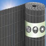 Urfence - 100x600 brise - vue balcon pvc - habillage de clture jardin - pare - vent terrasse