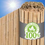 Urfence - 110x300 brise - vue balcon bambou naturel clture jardin pare - soleil terrasse bois