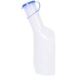 Urinoir homme 1000 ml, flacons d'urine portables, pistolet urinoir avec couvercle, plastique urinal bouteilles ...