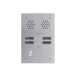 Plaque a. v alu 6mm 2r 04bp urmet 7772 / 4 Plaque a. v alu 6mm 2r 04bp urmet 7772 / 4