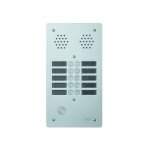 Plaque a. v alu 6mm 2r 10bp urmet 7772 / 10