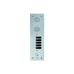 Platine de rue interphone anti - vandale en aluminium encastrée urmet 7771 / 5 Platine de rue interphone anti - vandale en aluminium encastrée urmet 7771 / 5
