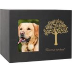 Urnes commmoratives en bois pour chiens - urnes commmoratives en bois pour chiens - rouge