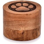 Urnes dcoratives en bois d'acacia, urnes funraires pour chiens, urnes de crmation pour chats (8, 89 ...