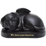 Urne fun�raire �l�gante noire pour chien - urne comm�morative pour chien - noire - urne pour chien - ...