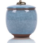 Urne fun�raire miniature pour cendres humaines - 6, 5 cm, mini - urne en c�ramique faite � la main - ...