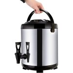 Urne de traiteur, 6 l / 8 l / 10 l / 12 l / 16 l / 20 l distributeur d'eau chaude avec robinet, seau ...