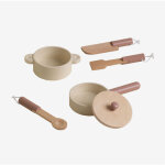 Sklum - ustensiles de cuisine drupy kids madera couleurs naturelles