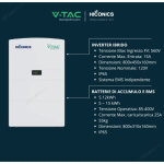 V - tac - batterie de stockage haute tension monophas�e hiconics 5 kwh lfp ip65