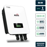 V - tac - onduleur hybride monophas� r�seau / hors r�seau, 6 kw, compteur wi - fi et ct, garantie 10 ...