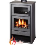 V05 - po�le � bois avec four triumph f - 15 kw chauffage puissant et cuisson traditionnelle