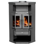 V05 - poêle à bois panama 2 ? 9 kw design moderne et chauffage efficace V05 - poêle à bois panama 2 ? 9 kw design moderne et chauffage efficace
