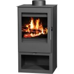 V05 - po�le � bois parma 5 kw ? classe �nerg�tique a ? design compact ? rev�tement en acier ? sortie ...