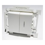 Alternative elec - va - et - vient + va - et - vient lumineux (localisation) blanc 10a 250v encastré ... Alternative elec - va - et - vient + va - et - vient lumineux (localisation) blanc 10a 250v encastré ...