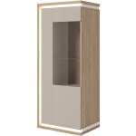 Vaisselier 1 porte droite iria cachemire et bois