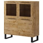 Vaisselier 4 portes eden bois et metal