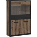 Vaisselier 4 portes romane bois